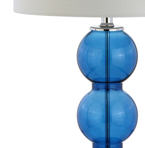 Jonathan Y Designs Set Of 2 Bella 27in Glass Triple-sphere Led Table Lamps
