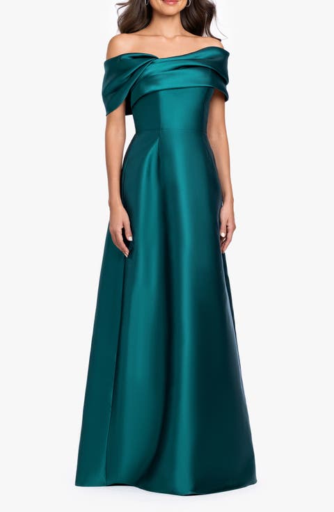Arcadia Satin Ballgown
