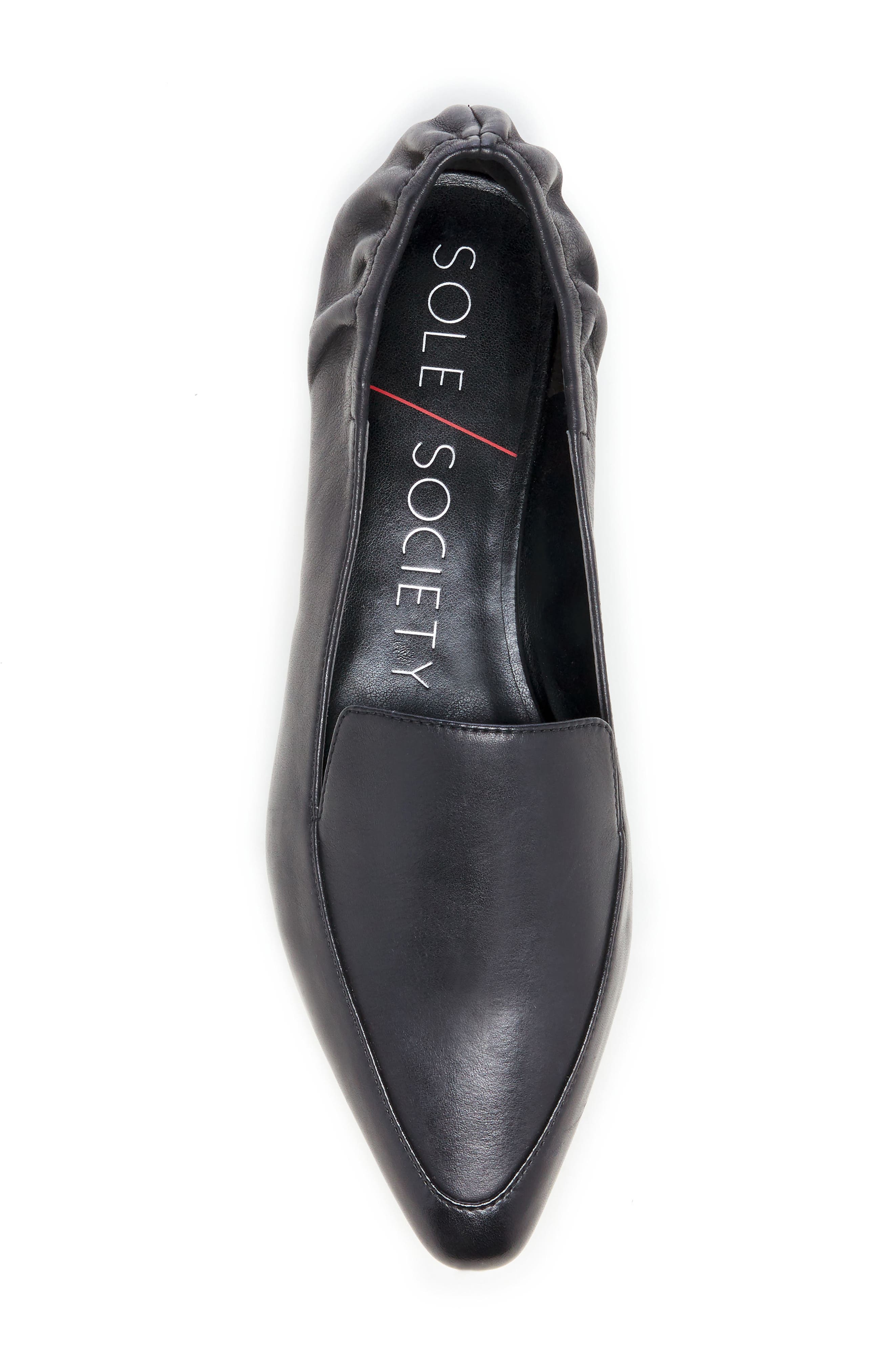 Sole Society Breck Pointy Toe Flat, Alternate, color, 