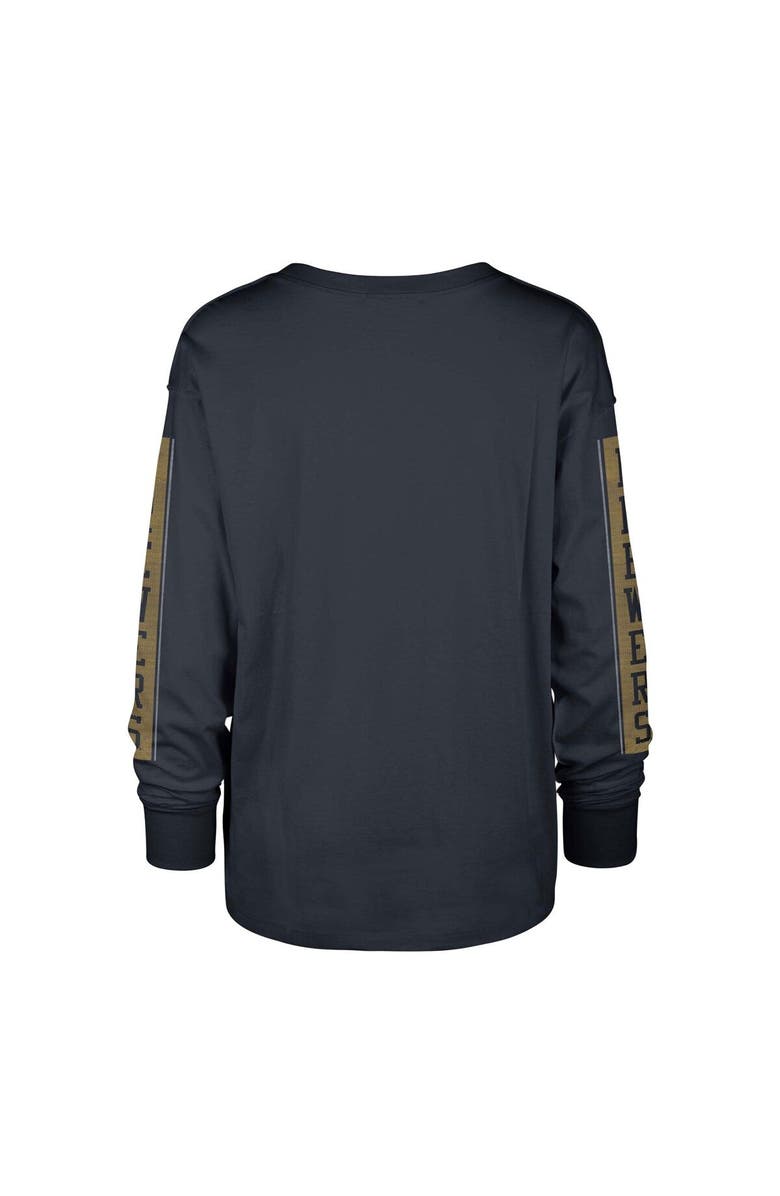 '47 Women's '47 Navy Milwaukee Brewers Statement Long Sleeve T-Shirt, Alternate, color, Navy