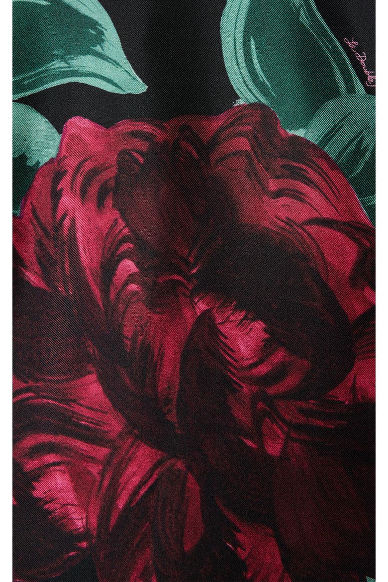 Swing Dress, Alternate, color, Peony Black