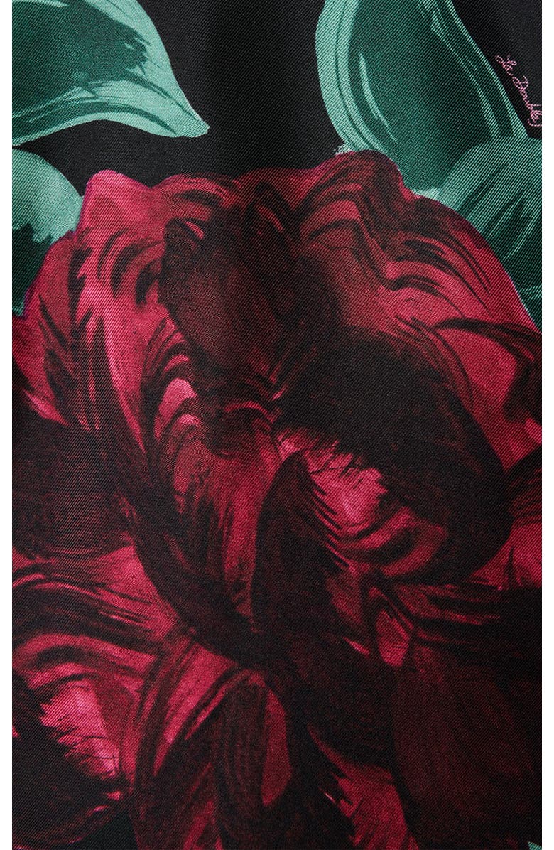 La DoubleJ Swing Dress, Alternate, color, Peony Black