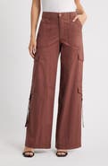 Wit & Wisdom High Waist Cotton Blend Cargo Pants