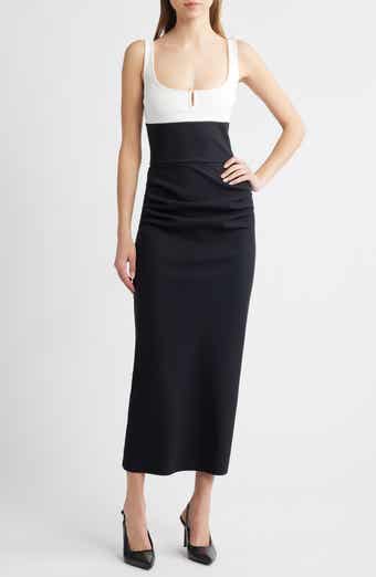 Chiara Boni La Petite Robe Shohey Bic Colorblock Midi Dress