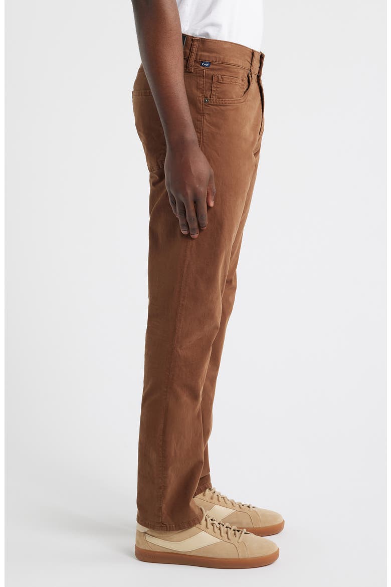 Gage Slim Straight 5-Pocket Pants, Alternate, color, COGNAC LIGHT