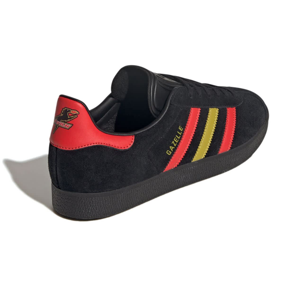 adidas Men's adidas  Black/Red FC Dallas 2025 Jersey Hook Third Gazelle Shoes, Alternate, color, 