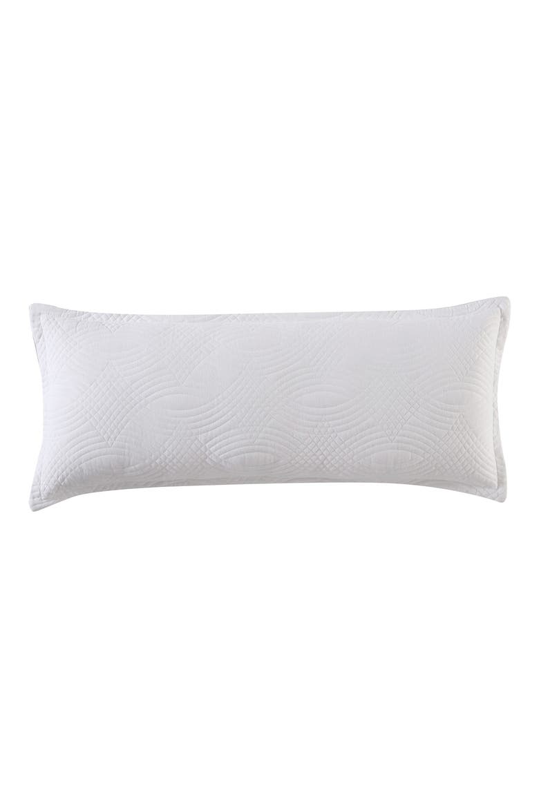 LA Solid Trellis Stitch 4-Piece T136 Cotton Daybed Set, Alternate, color, WHITE