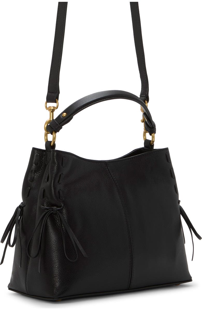 Vince Camuto Sabra Bow Leather Satchel, Alternate, color,