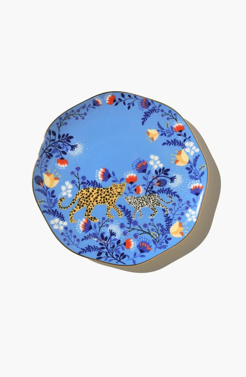 Jessie Zhao New York Blue Amazon Rainforest Bone China Side Plate In Blue
