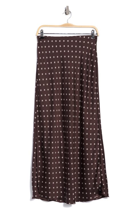 Bias Cut Maxi Skirt