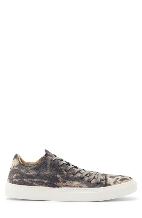 John Varvatos Reed Genuine Calf Hair Low Top Sneaker In Multi