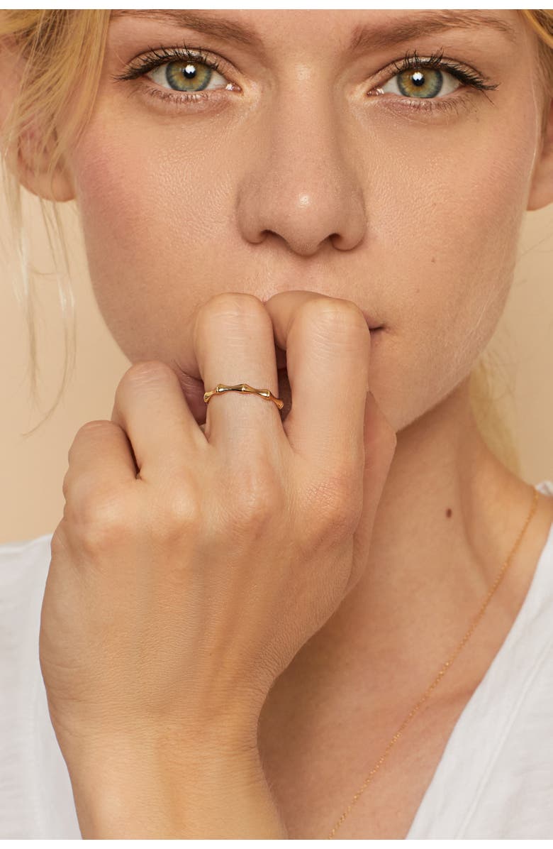 Oradina 14K Rose Gold Amalfi Ring, Alternate, color, Rose Gold