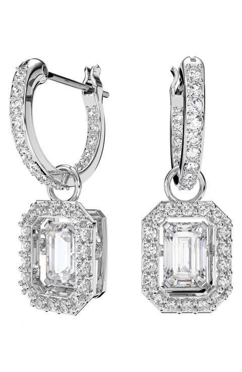 Una Dancing Crystal Drop Earrings