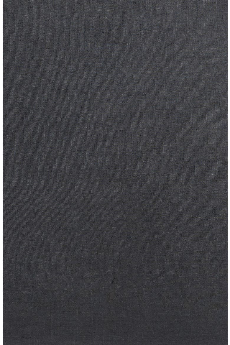 Relaxed Cotton & Linen Euro Sham, Alternate, color, GREY ONYX