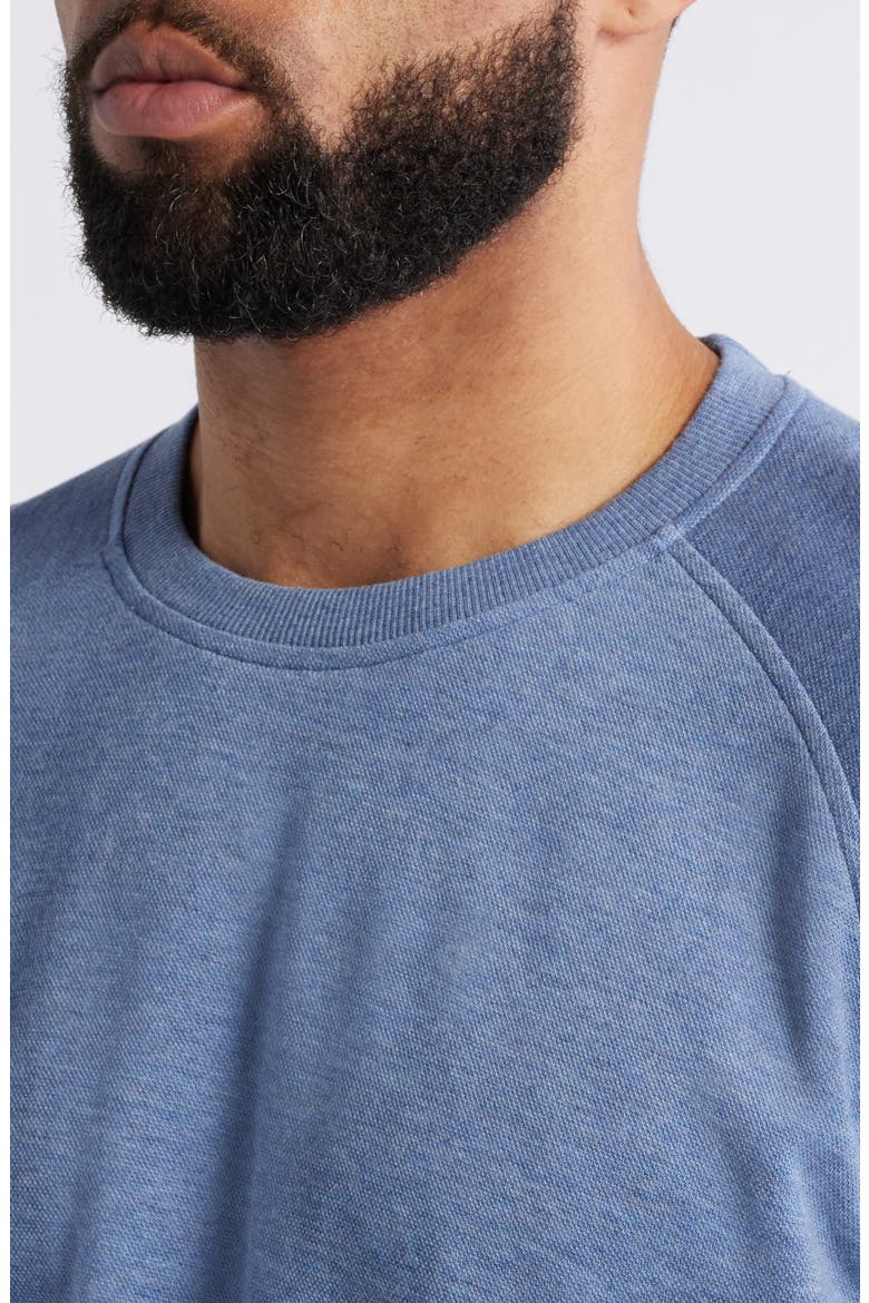 Crown Comfort Organic Cotton Blend Sweater, Alternate, color, BLUE FREESIA