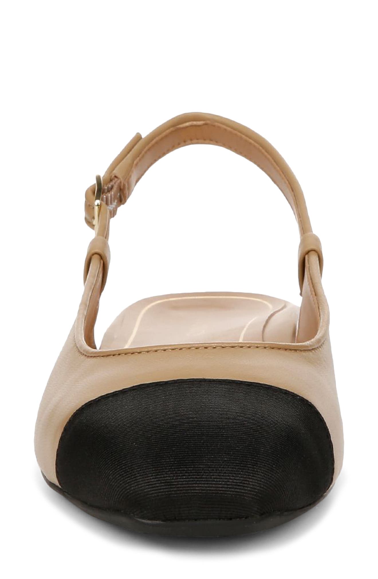 Vionic Petaluma Slingback Flat, Alternate, color, Camel Leather