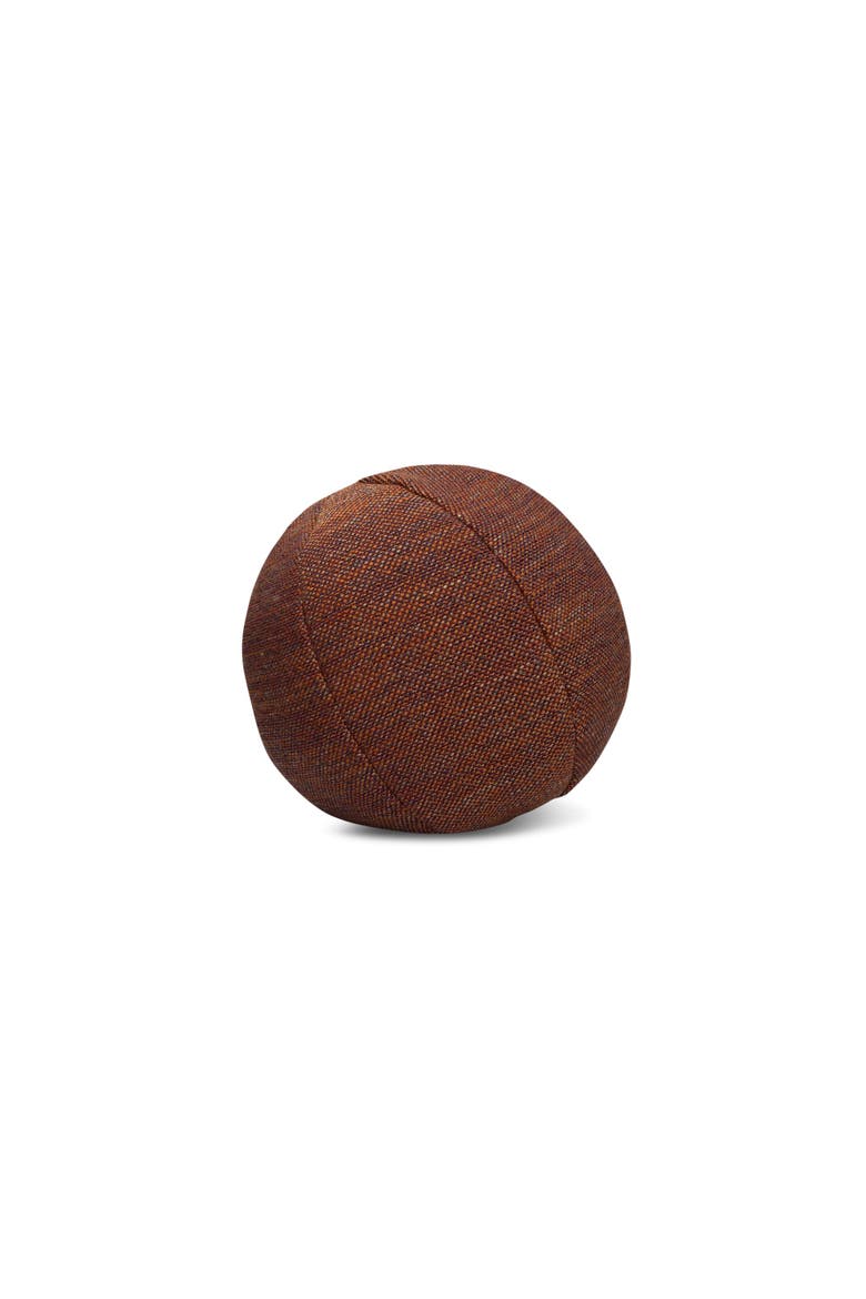 Ember Weave Earth-Toned Dimensional Indoor & Outdoor Woven Accent Pillow & Insert, Main, color, Ember