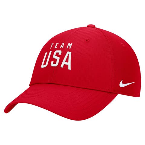 Men
s Nike Red Team USA On-Field Club Ripstop Dri-FIT Adjustable Hat