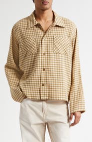 STOCKHOLM SURFBOARD CLUB Club Check Cotton Blend Overshirt