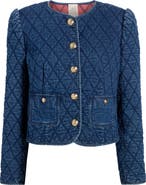 Cinq à Sept Gretchen Quilted Denim Jacket