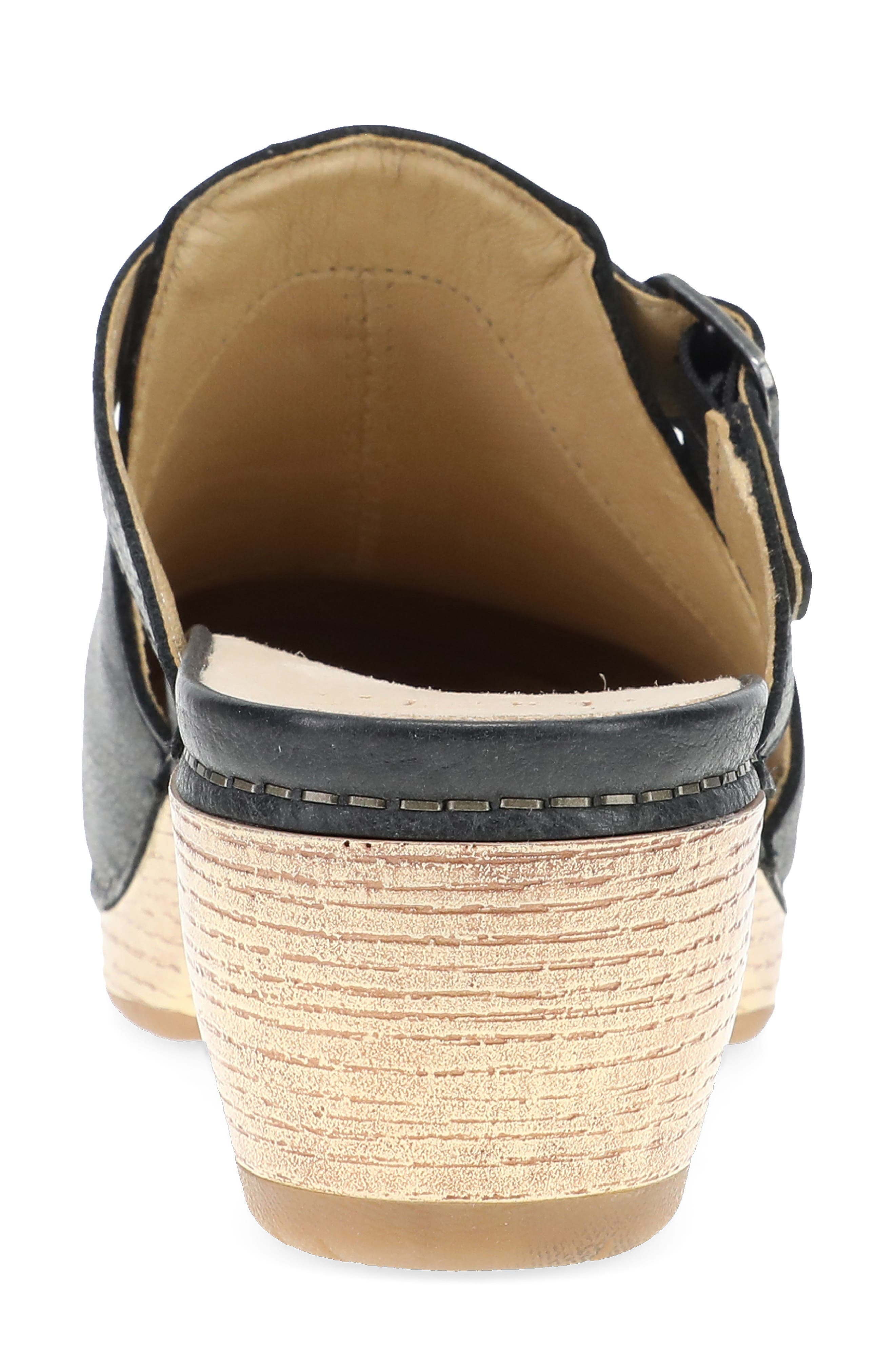 Dansko Leandra Clog, Alternate, color, Black