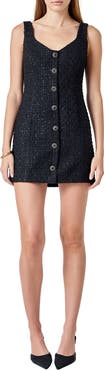 Endless Rose Sequin Tweed Minidress