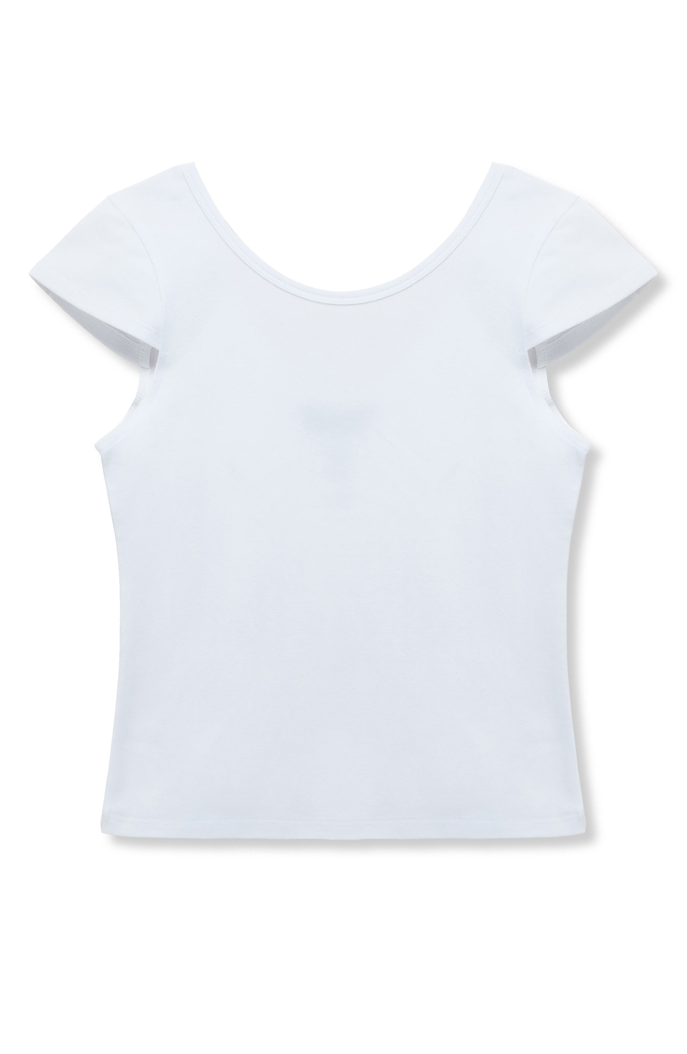 Truce Kids' Cotton Scoop Back Top