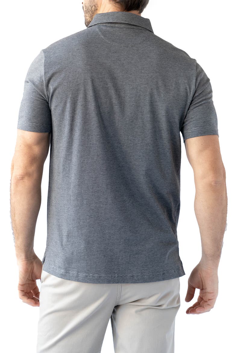 Feeder Polo, Alternate, color, MELANGE CHARCOAL