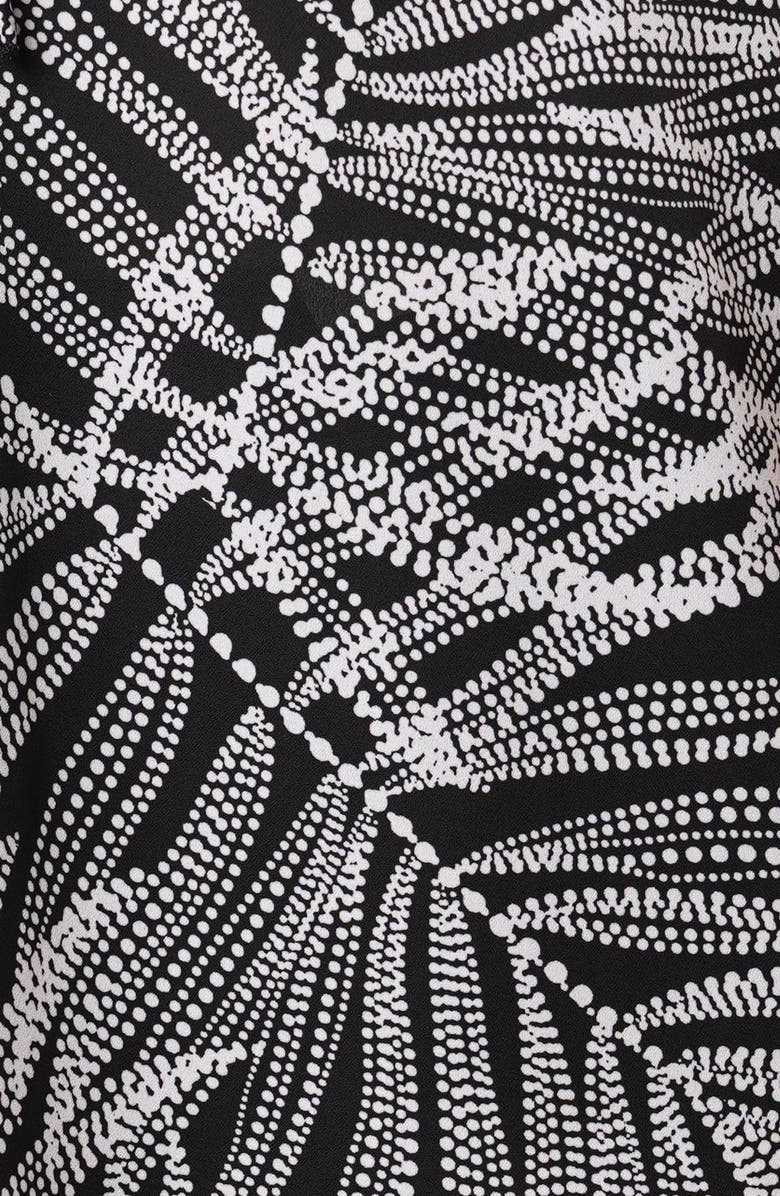 SUNNY LEIGH Tie Front Short Sleeve Top, Alternate, color, Sarah Dot