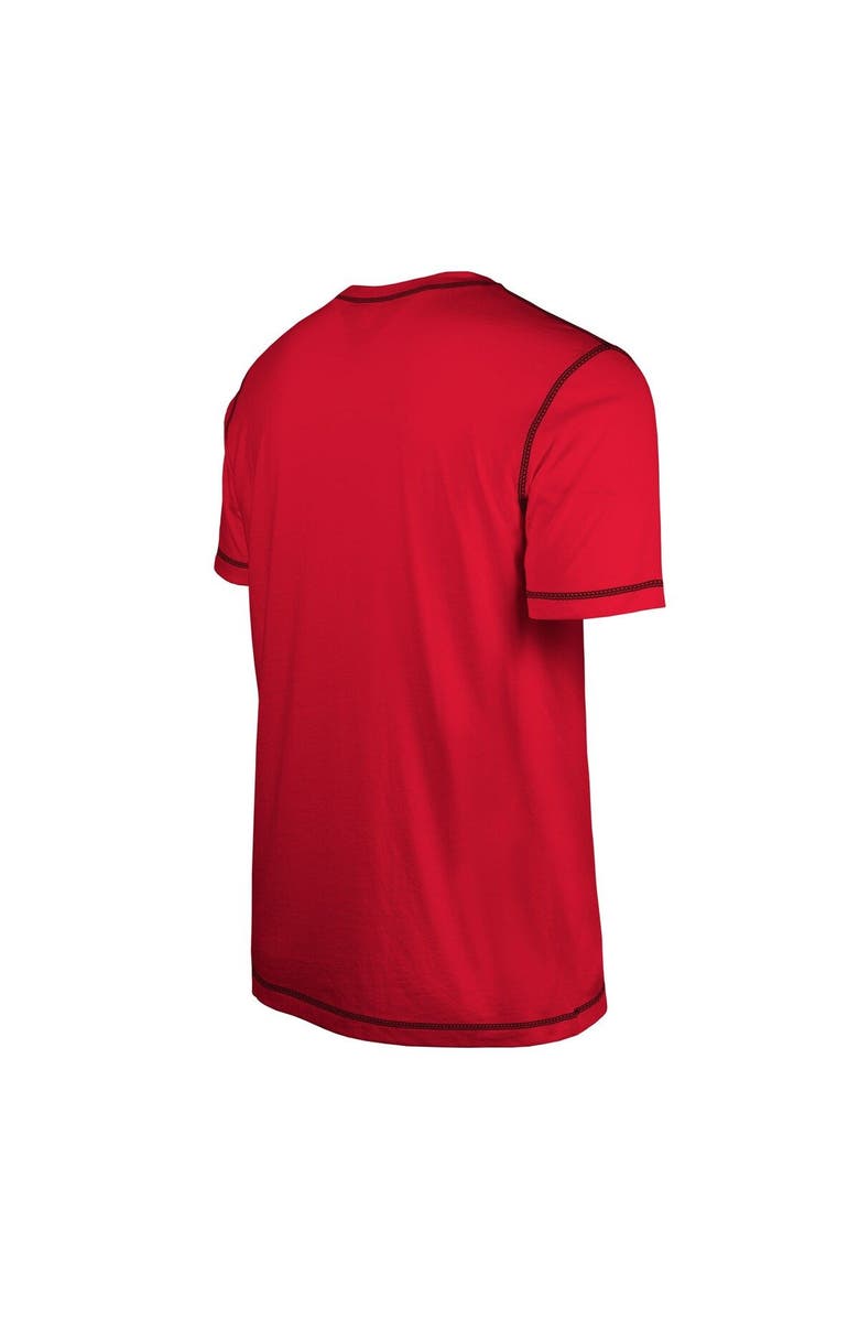 New Era Men's New Era  Red Atlanta Falcons Third Down Puff Print T-Shirt, Alternate, color, Red