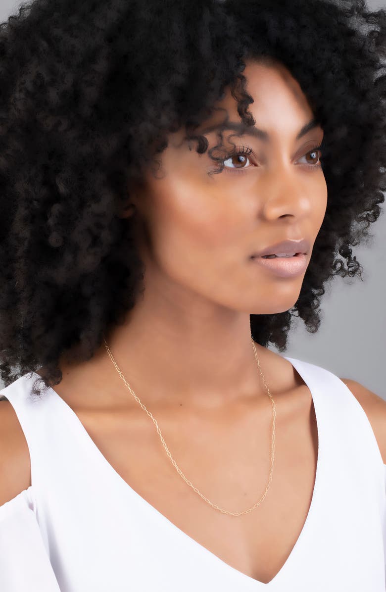 Bony Levy 14K Gold Link Chain Long Necklace, Alternate, color, 