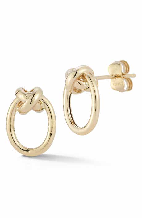 Ember Fine Jewelry 14K Love Knot Stud Earrings