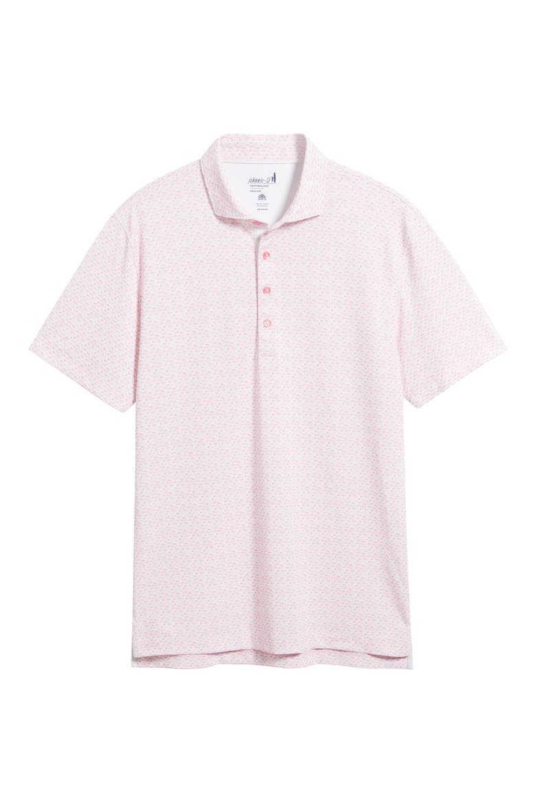 Flock Yeah Flamingo Print PREP-FORMANCE Golf Polo, Alternate, color, AZALEA