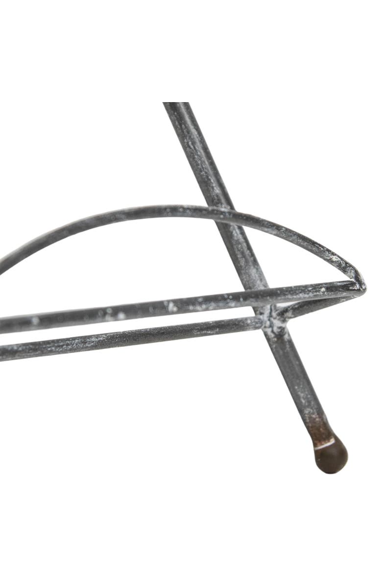 Foreside Home and Garden White Metal Easel, Alternate, color, White