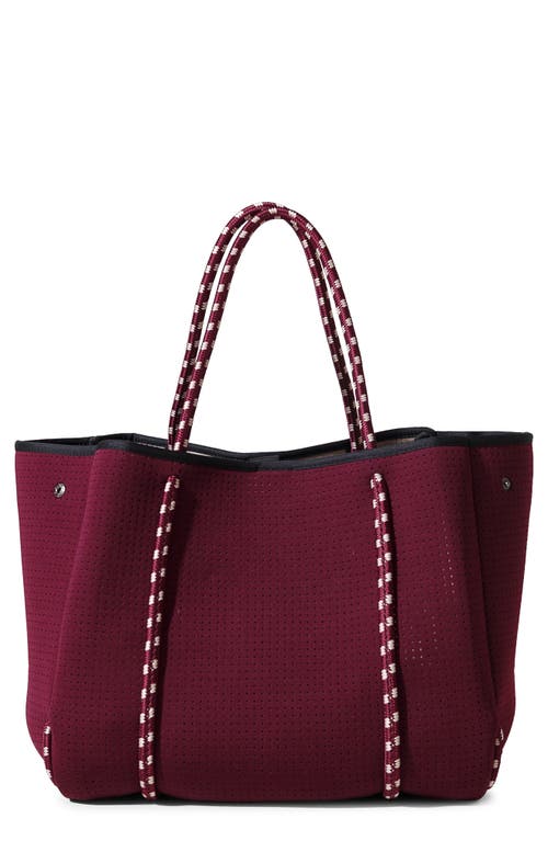 Pop Ups Brand Everyday Neoprene Tote In Burgundy
