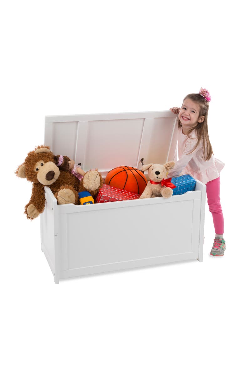 Melissa & Doug Wooden Toy Chest, Alternate, color, Multi