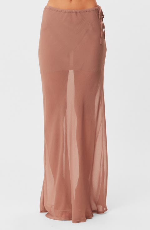 Tamara Sheer Maxi Skirt