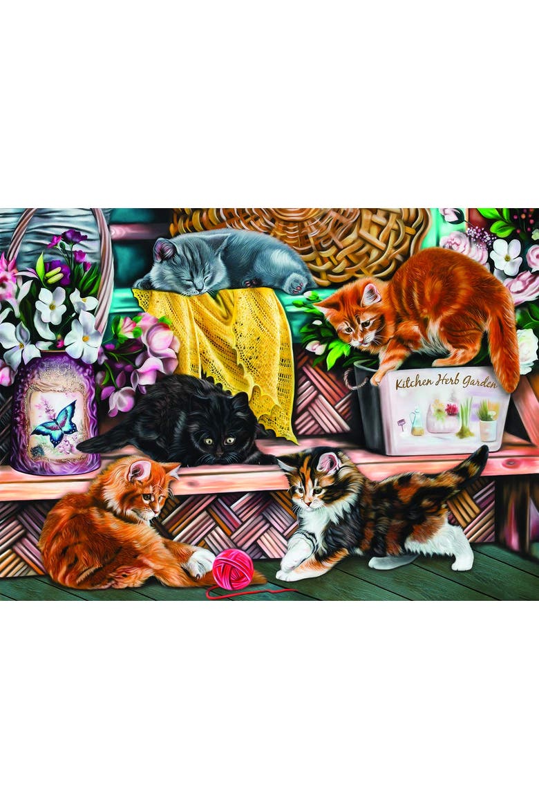 Playful Kittens 1000 piece Jigsaw Puzzle for Adults, Alternate, color, Multicolor