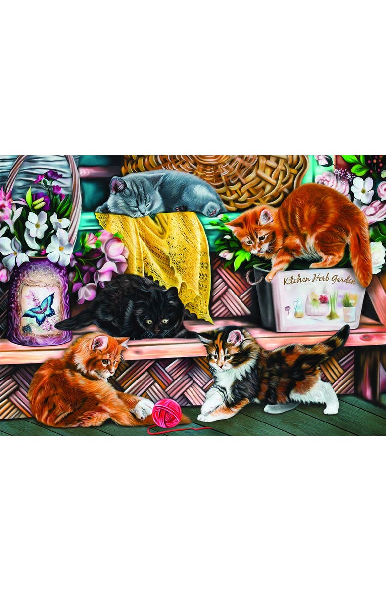 Sunsout Playful Kittens 1000 piece Jigsaw Puzzle for Adults, Alternate, color, Multicolor