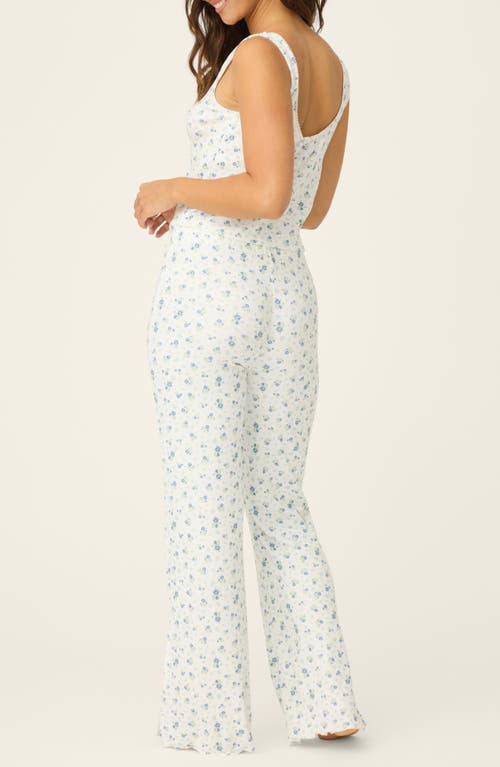 Pj Salvage More Amour Floral Ditsy Pointelle Pajamas In White
