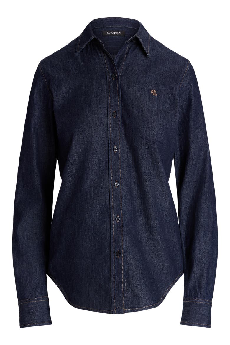 Jamelko Classic Fit Denim Button-Up Shirt, Alternate, color, RINSE WASH BLUE