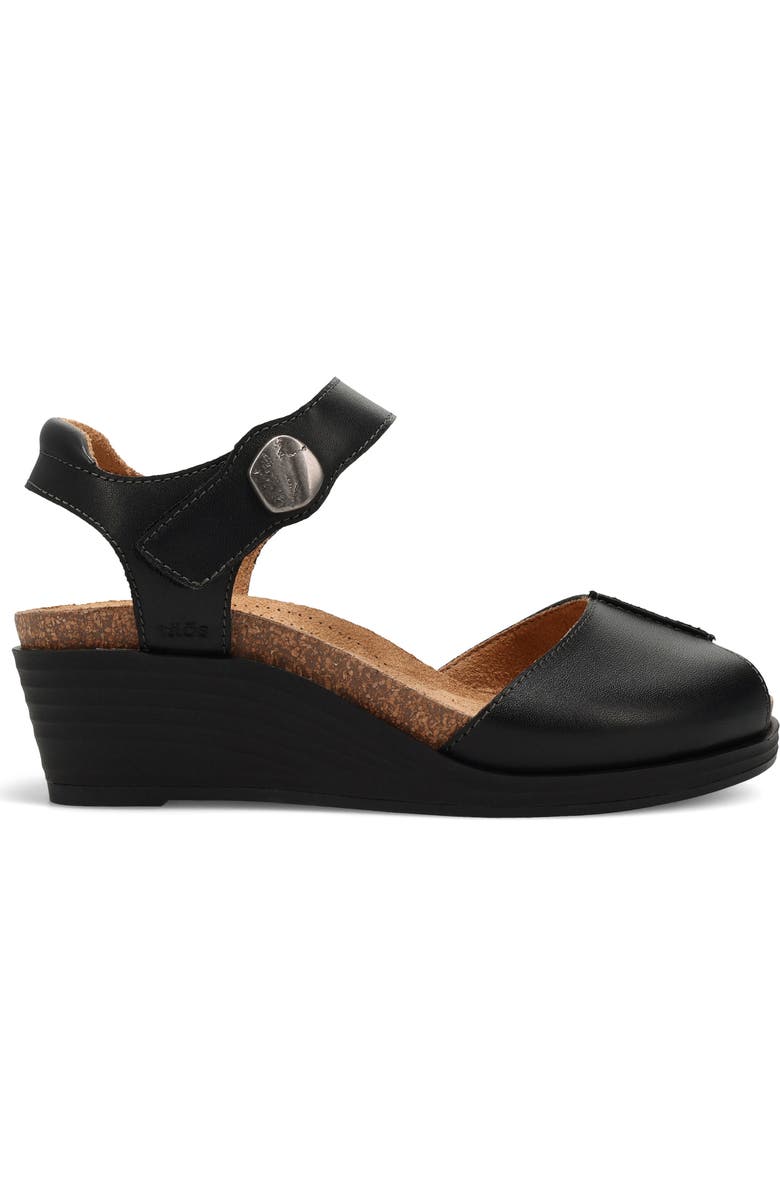 Taos Promise Ankle Strap Peep Toe Platform Wedge Sandal, Alternate, color,