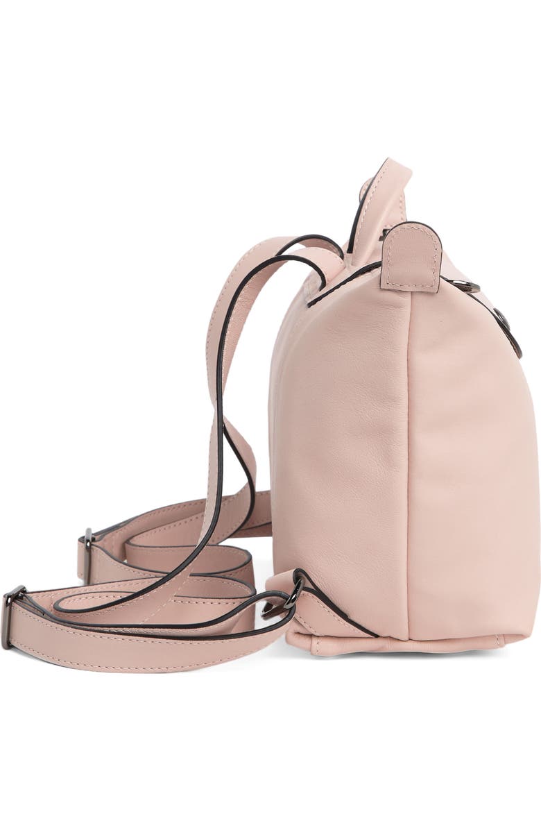 Longchamp Le Pliage Cuir Leather Top Handle Bag, Alternate, color,