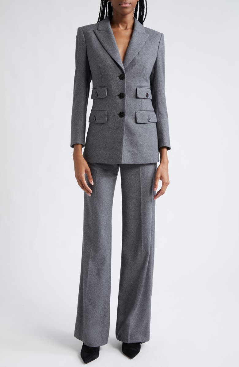 Veronica Beard Nalani Dickey Jacket, Alternate, color, Heather Grey