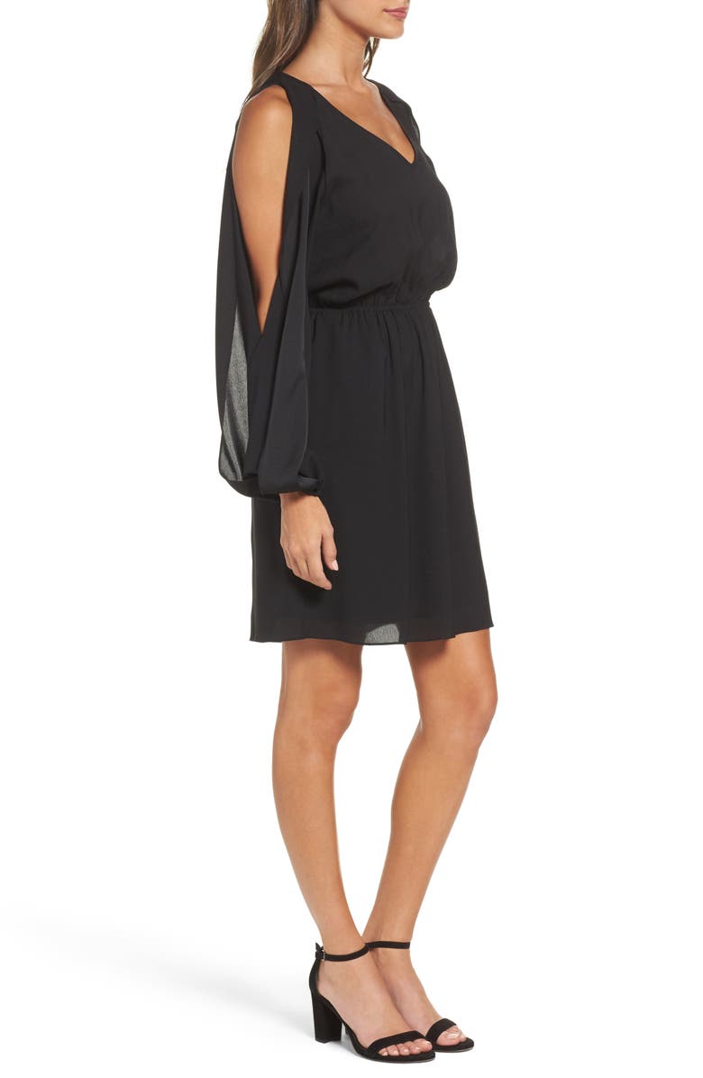 KOBI HALPERIN Cold Shoulder Dress, Alternate, color, 