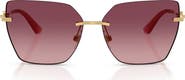 Dolce&Gabbana 62mm Oversize Gradient Cat Eye Sunglasses