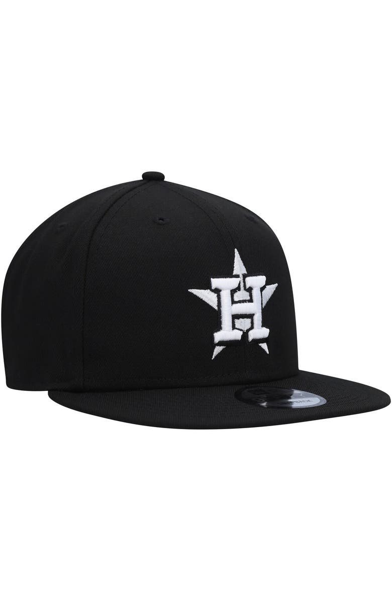 New Era Men's New Era Black Houston Astros Team 9FIFTY Snapback Hat, Alternate, color,