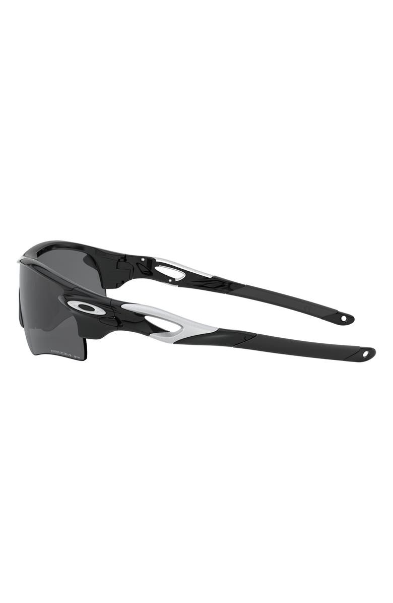 Oakley Radar<sup>®</sup> EV Path<sup>®</sup> 138mm Prizm<sup>™</sup> Polarized Wrap Shield Sunglasses, Alternate, color, Black