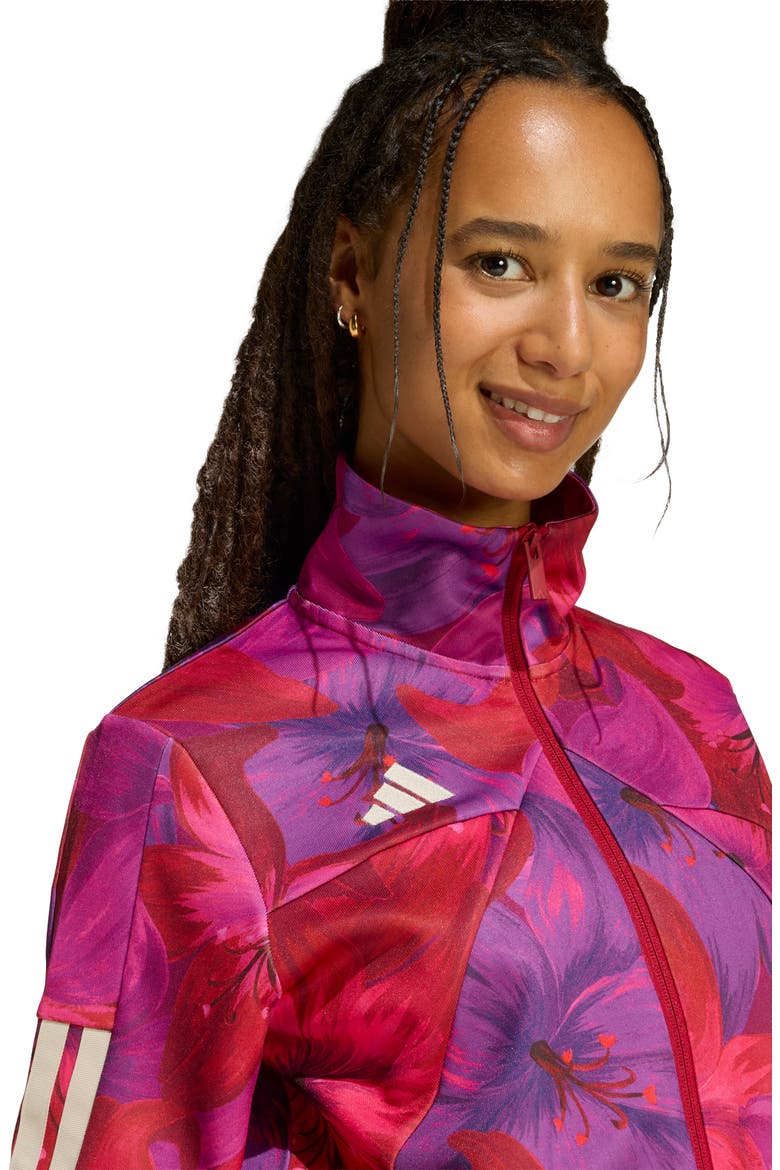 x FARM Rio Tiro Jacket, Alternate, color, MAGENTA/ MAROON/ CRYSTAL LINEN