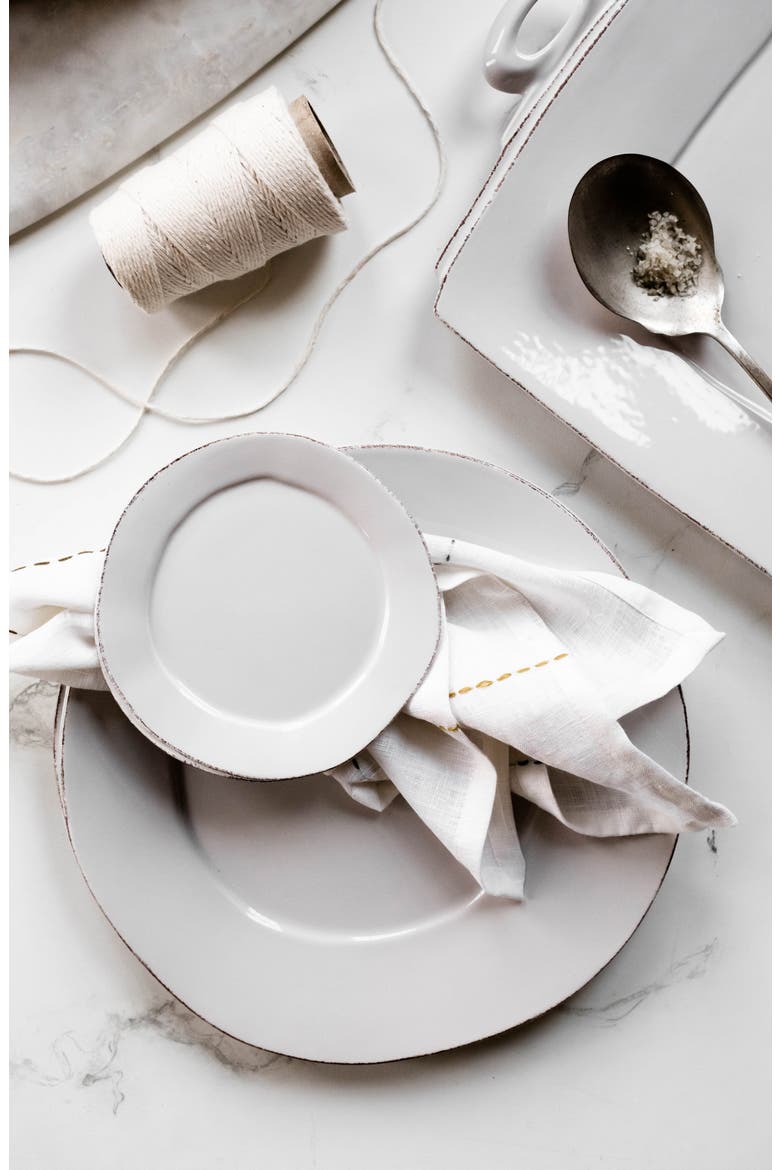 Lastra Rectangular Stoneware Platter, Alternate, color, WHITE